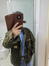 JASONWOOD官方正品高端品牌工裝夾克男裝復古牛仔外套男士秋季寬松潮流男裝 高檔咖啡色【現貨速達】 春秋款 L 建議【110-125斤】 曬單實(shí)拍圖