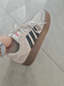 adidas「小鋸齒」D-PAD CLASSIC休閑美高風(fēng)復(fù)古籃球板鞋阿迪達斯 淺灰/黑色/淺猩紅   37 曬單實拍圖