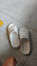 回力運動(dòng)拖鞋男士時(shí)尚潮流軟底eva踩屎感防滑耐磨厚底外穿男 白色 42-43 曬單實(shí)拍圖