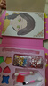 親巴貝公主化妝包玩具DIY兒童手工制作換裝貼紙書3-6歲女童女孩生日禮物 曬單實(shí)拍圖