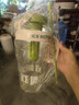 【京東物流】水杯冰霸吸管杯高顏值學(xué)生茶水分離大容量杯子 肚肚杯1個(gè)-淺綠色 曬單實(shí)拍圖