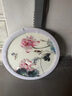 禮御友嘉純手工刺繡掛畫(huà)1-4絲荷花鳥(niǎo)現代簡(jiǎn)約蘇繡成品客廳玄關(guān)走廊裝飾畫(huà) 荷韻(83*83cm) 曬單實(shí)拍圖
