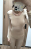 婷美（GRACEWELL）女士秋衣秋褲套裝肌底衣內搭超薄無(wú)痕打底美膚衣高彈修身QS 曬單實(shí)拍圖
