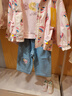 361°兒童泳衣女童可愛(ài)印花短袖連體游泳衣中小童女孩夏季速干泳裝 曬單實(shí)拍圖