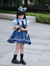 迪士尼（Disney）童裝洛麗塔公主裙女童裙子夏季兔子警官生日禮服兒童短袖蓬蓬裙女 藏青色裙子+裙撐 150 建議11~12歲（140-150cm） 曬單實拍圖