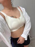 雅鹿前拉鏈內(nèi)衣女夏季薄款大胸顯小前扣無痕隱形防滑顯瘦運動文胸罩 粉底液膚 XL 【建議115-135斤】 曬單實拍圖