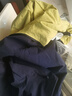 MsShe【45支羊毛混紡】大碼女裝2025秋季胖mm顯瘦撞色V領(lǐng)毛衣外套 藏青藍色25年9月20日到貨 3XL 曬單實(shí)拍圖