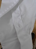 羅蒙（ROMON）【桑蠶絲免燙】長(cháng)袖襯衫男士白襯衫修身襯衣商務(wù)職業(yè)男裝白色39 曬單實(shí)拍圖