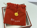 周生生黃金吊墜 玫瑰花 足金掛墜女 不含項(xiàng)鏈78715P計(jì)價(jià)3.45克 曬單實(shí)拍圖