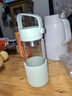 北鼎（Buydeem）茶水分離玻璃水杯高顏值車(chē)載便攜隨手杯辦公室泡茶杯淺衫綠470ml 曬單實(shí)拍圖