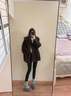 妤遇（YUUZYUUS）品牌女裝羊羔毛外套女2025冬季新款加厚保暖連帽時(shí)尚百搭小個(gè)子 咖啡棕色 S 曬單實(shí)拍圖