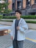 李寧運動(dòng)風(fēng)衣防潑水軟殼沖鋒外套透氣男女25潮流時(shí)尚復古夾克AFDVH29 曬單實(shí)拍圖