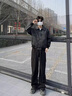 班尼路S&K系列皮夾克外套男士秋季美式皮衣機車(chē)棒球服新款秋裝上衣服 淺灰 M 建議90-115斤 曬單實(shí)拍圖