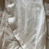 童泰嬰兒連體衣春秋純棉男女寶寶衣服家居服睡衣滿(mǎn)月百天哈衣爬服內衣 白色 80cm 曬單實(shí)拍圖