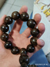 梵心閣金絲楠手串滿(mǎn)波紋陰沉木佛珠老綠料小葉楨楠沉香級烏木文玩送禮 滿(mǎn)水波20mm*13顆 曬單實(shí)拍圖
