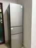 容聲220升風(fēng)冷無霜家用小戶型租房用節(jié)能低噪中門軟冷凍三門三溫電腦控溫小冰箱 BCD-220E20RNLAD凱撒銀 曬單實(shí)拍圖
