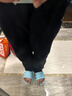 李寧（LI-NING）直筒運動(dòng)褲女子健身系列舒適透氣衛褲寬松棉質(zhì)休閑長(cháng)褲子下裝女 曬單實(shí)拍圖