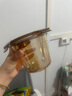 欣美雅（xinmeiya）可微波玻璃湯碗上班族帶飯便當盒保鮮盒冰箱大容量湯盒耐高溫湯罐 【雙只裝】琥珀色湯碗750毫升 曬單實(shí)拍圖