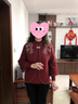 俞兆林媽媽裝50-60歲洋氣秋冬結婚禮服針織開(kāi)衫2025新款中老年短外套女 酒紅不加絨 XL 建議115-130斤 曬單實(shí)拍圖