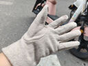 JEEP吉普手套男冬季加絨保暖羊毛混紡冬天騎行防風(fēng)可觸屏防寒手套 卡其 曬單實(shí)拍圖