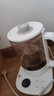 美的（Midea）養生壺 煮茶壺 1.5L煮茶器 1000W大功率恒溫電熱水壺 玻璃保溫預約燉煮一體花茶壺MK-ZC15X10-S 曬單實(shí)拍圖