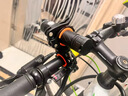TLXT自行車(chē)燈架手電筒支架固定前燈架子360度旋轉燈夾騎行山地車(chē)裝備 黑色雙扣燈架【360度旋轉】 曬單實(shí)拍圖