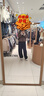 森馬（Semir）牛仔褲女冬季分割抓毛拖地褲2025酷颯風(fēng)顯腿長(cháng)彎刀褲109725124008 曬單實(shí)拍圖