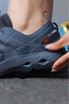 斐樂(lè )（FILA）官方WAVY涼鞋男鞋2025夏季新款波光鞋溯溪鞋休閑運動(dòng)鞋 魚(yú)子灰/黑沙灰-GB 40.5 曬單實(shí)拍圖