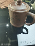 京東京造 宜興紫砂杯 手工泡茶杯【原礦紫泥】茶具水杯 竹韻杯450ml禮盒裝 曬單實(shí)拍圖