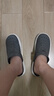 百麗透氣洞洞鞋男25夏季新款便捷懶人鞋厚底包頭涼拖A1940BH5 灰色 40 (250mm) 曬單實(shí)拍圖