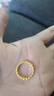 六福珠寶 黃金戒指麻花足金實(shí)心戒指 計價(jià) 14號-約3.39克 曬單實(shí)拍圖