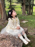 G.DUCKKIDS小黃鴨童裝女童連衣裙春秋裝2025新款兒童裙子洋氣女孩寶寶公主裙 奶茶裙 90 建議1~2歲【 80-90cm】cm 曬單實拍圖
