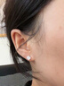 逐漫999足銀耳釘女養(yǎng)耳洞螺絲擰扣耳骨釘睡覺免摘純鋯石銀小耳環(huán)耳飾 6mm鋯石純銀耳釘【螺絲款】 曬單實拍圖
