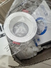 歐普照明射燈小山丘嵌入式led全光譜洗墻燈家用防眩光筒燈 全鋁-7W白杯【開孔7.5-8厘米】 6000K/3000K/4000K（三色光） 曬單實拍圖