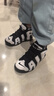 NIKE耐克男童籃球鞋皮蓬AIR MORE UPTEMPO氣墊緩震防滑支撐球鞋運動(dòng)鞋 DQ6200-001 36 【建議腳長(cháng)23cm】 曬單實(shí)拍圖