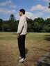 KARPAKER官方潮牌休閑褲男女款秋冬季寬松束腳闊腿褲子加肥加大運(yùn)動(dòng)褲子男 黑色（NE01） XL （推薦體重130-145斤） 曬單實(shí)拍圖