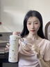 帕提拉卡通316吸管水杯高顏值手提繩保溫杯大容量學(xué)生戶(hù)外便攜運動(dòng)水杯 粉色【帶手提繩】 曬單實(shí)拍圖
