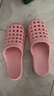 果洛菲（GUOLUOFEI）老人防滑拖鞋男女士夏季爸爸媽媽浴室老年人涼拖鞋 淺粉 37-38 曬單實(shí)拍圖