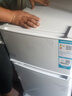 海爾（Haier）88升小冰箱冰箱雙開(kāi)門(mén)小戶(hù)型迷你家用租房宿舍辦公室節能省電BCD-88GHTMZ0WV家電國家補貼15% 曬單實(shí)拍圖