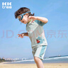 Kocotreekk樹(shù)兒童泳衣分體短袖男女童防曬游泳衣小中大童寶寶泳裝 曬單實(shí)拍圖