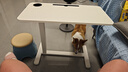 SOFS氣動(dòng)升降床邊桌移動(dòng)床上筆記本電腦桌沙發(fā)學(xué)習書(shū)桌站立辦公工作臺 【基礎款】白色 曬單實(shí)拍圖