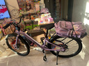 優(yōu)貝兒童自行車(chē)男女青少年學(xué)生通勤山地車(chē)9-18歲光輪成長(cháng)車(chē)26寸霞光紫 曬單實(shí)拍圖