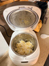 松下（Panasonic）【國家補貼20%】飯光光2.0電飯煲0涂層IH加熱家用電飯鍋4-5人無(wú)涂層不銹鋼一級能效4升SR-HNS152-W 曬單實(shí)拍圖