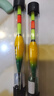 YNKOO磯釣遠投滑漂日夜兩用超醒目高靈敏度加粗路亞磯竿大肚電子夜光漂 咬鉤變色漂（2支+2個(gè)電子） 吃鉛（8克） 曬單實(shí)拍圖