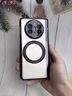 曼爾【360°無(wú)感磁吸支點(diǎn)殼】適用于華為matex6手機殼華為x6輕奢高透中軸鉸鏈全包華為matex5保護套 【高清版-晶透銀邊】升級冰晶高透I鎏金電鍍 華為matex5/x5典藏版 曬單實(shí)拍圖