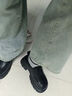 達芙妮真皮樂(lè )福鞋女2025秋季新款英倫風(fēng)配裙子黑色小皮鞋松糕增高單鞋 黑色 【百搭時(shí)尚-厚底增高】 37 曬單實(shí)拍圖