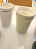 九陽(yáng)保溫杯陶瓷內(nèi)膽咖啡杯女生高顏值便攜水杯不銹鋼杯子禮物 白色-WV103 330ml 曬單實(shí)拍圖