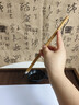 六品書(shū)院毛筆兼毫大白云小學(xué)生成人文房四寶國畫(huà)毛筆書(shū)法專(zhuān)用初學(xué)者套裝隸行書(shū)練字大中楷開(kāi)學(xué)用品 中號 曬單實(shí)拍圖