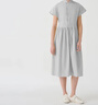 無(wú)印良品 MUJI IDEE 女式 平紋 無(wú)袖連衣裙 女裝裙子夏季 GAD13C4S 藍灰色 L (165/88A) 曬單實(shí)拍圖