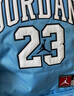 Jordan耐克AJ喬丹23號美式學(xué)生雙肩包 大容量多袋戶外通勤   北卡藍(lán) 曬單實(shí)拍圖